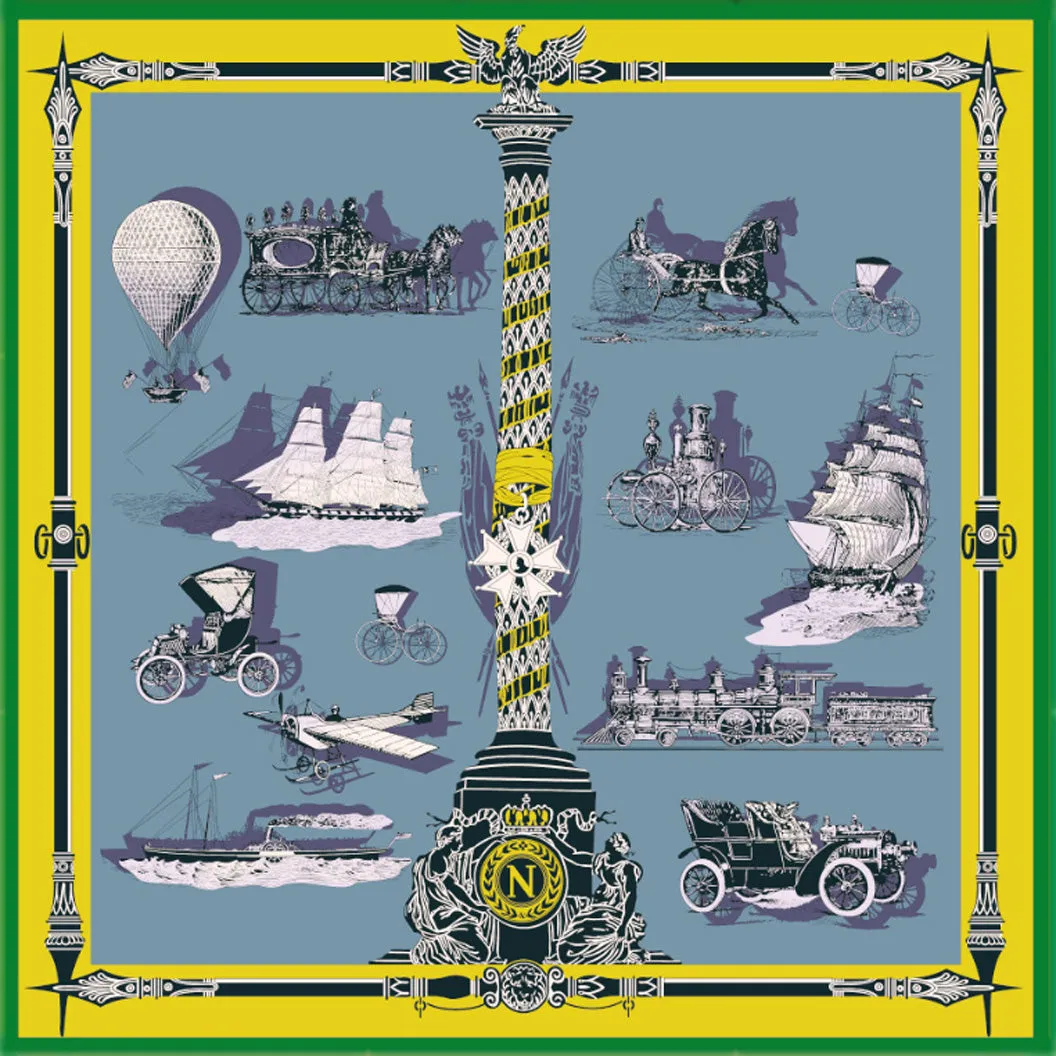 Oscar Rossa 35"x35" Large Square Printed 100% Silk Charmeuse Scarf(D Collection)