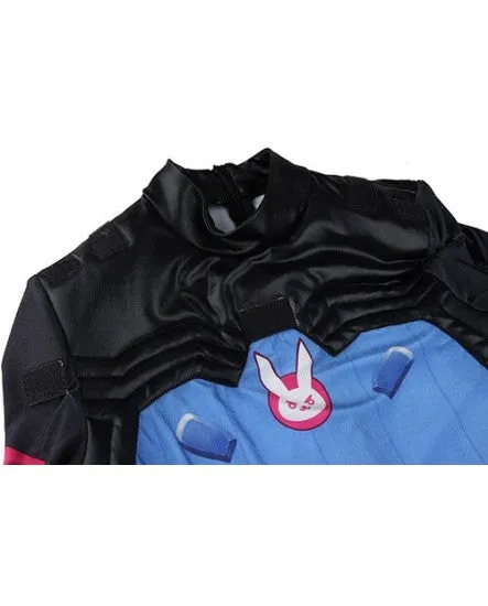 Overwatch Cosplay DVA Cute Jumpsuit with Various Accessories Full Set