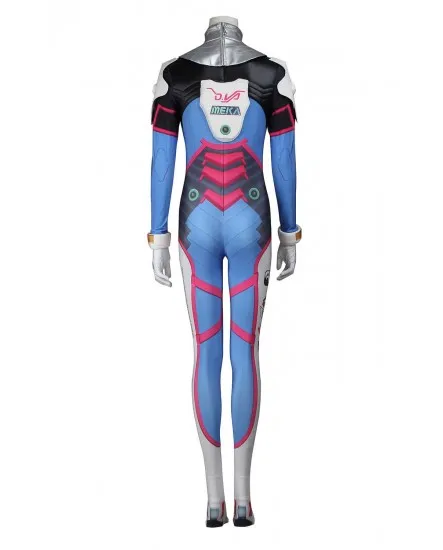Overwatch Cosplay DVA Cute Jumpsuit with Various Accessories Full Set