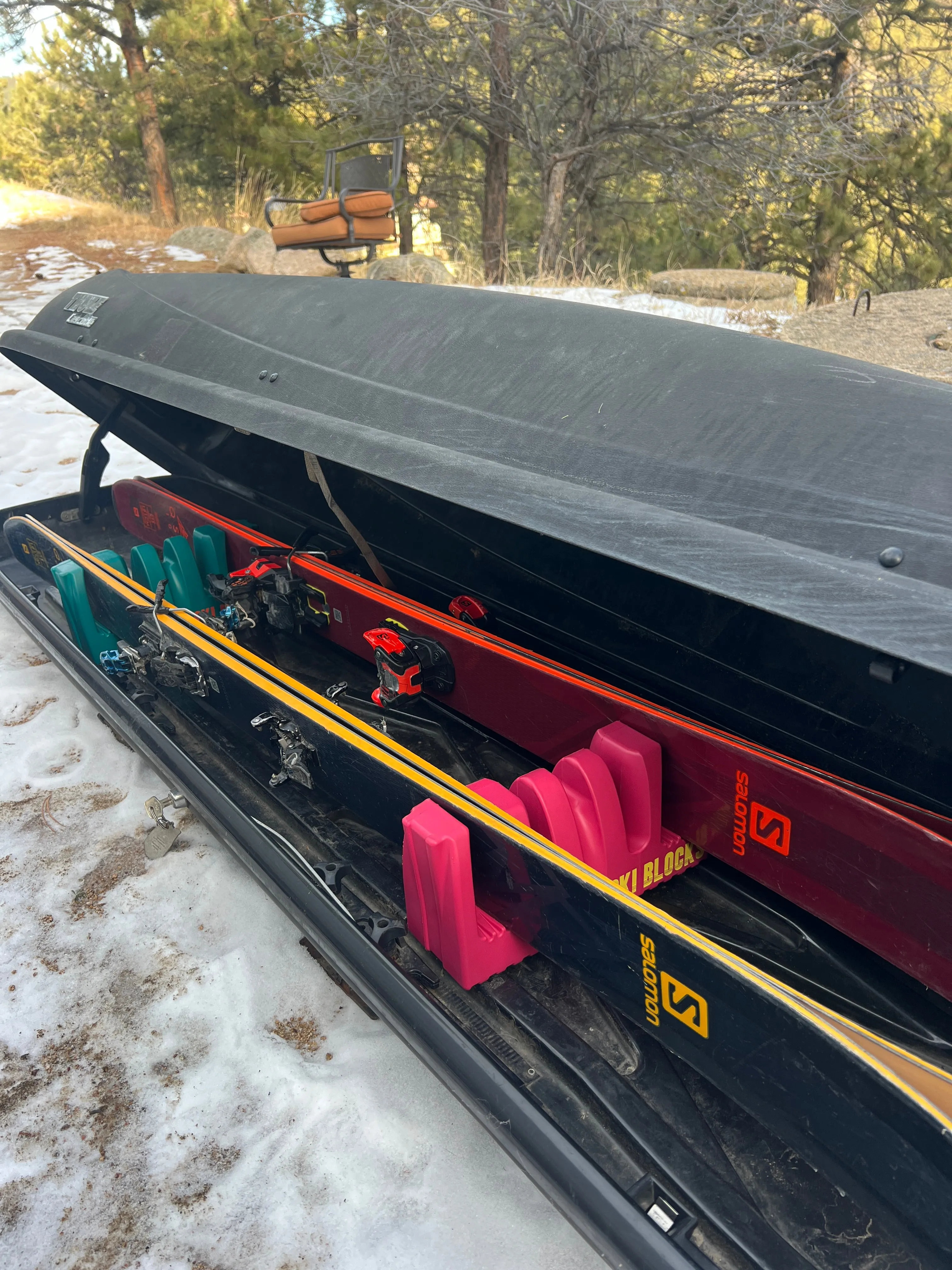 Pair Of SKI BLOCKS Magnetic