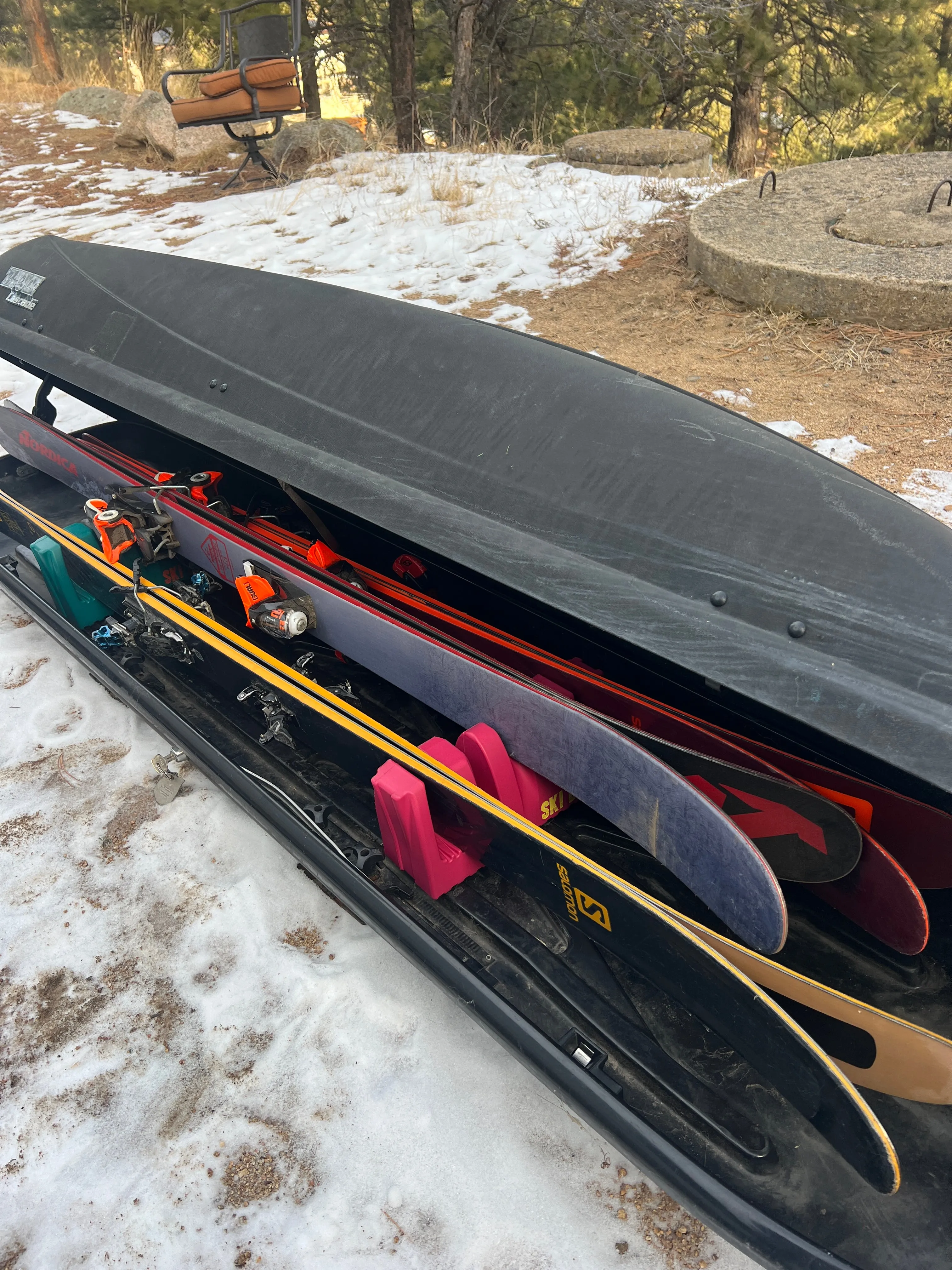 Pair Of SKI BLOCKS Magnetic