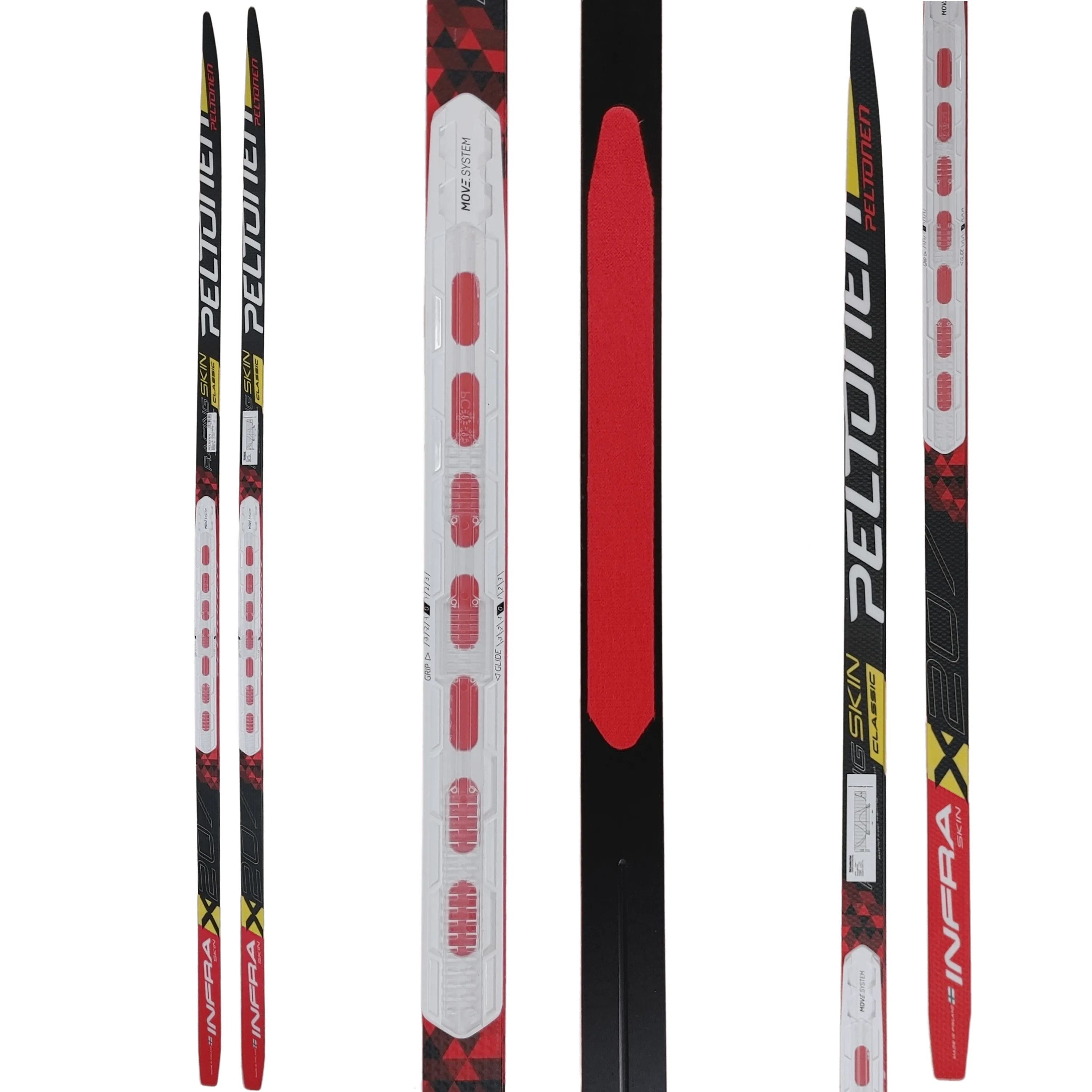 Peltonen INFRA X SKIN 2.0 2020 207cm Stiff Classic Skis B-GRADE MINOR DEFECTS
