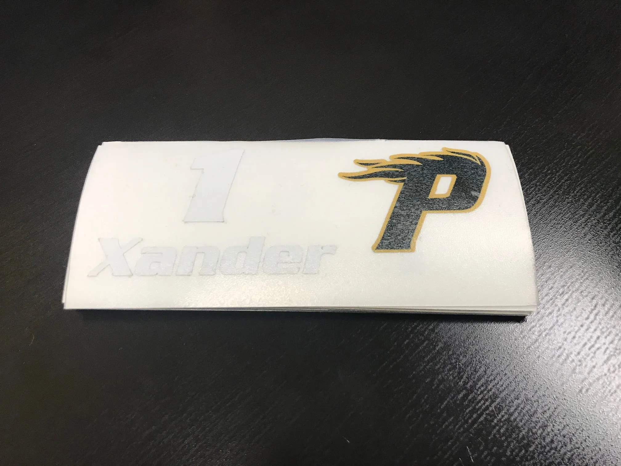 Player Name and Number Decals