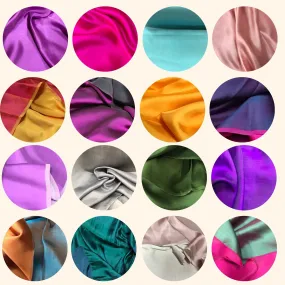 PURE MULBERRY SILK fabric by the yard – Satin silk fabric – 19mm - Organic fiber - Silk apparel fabric - Gift for women