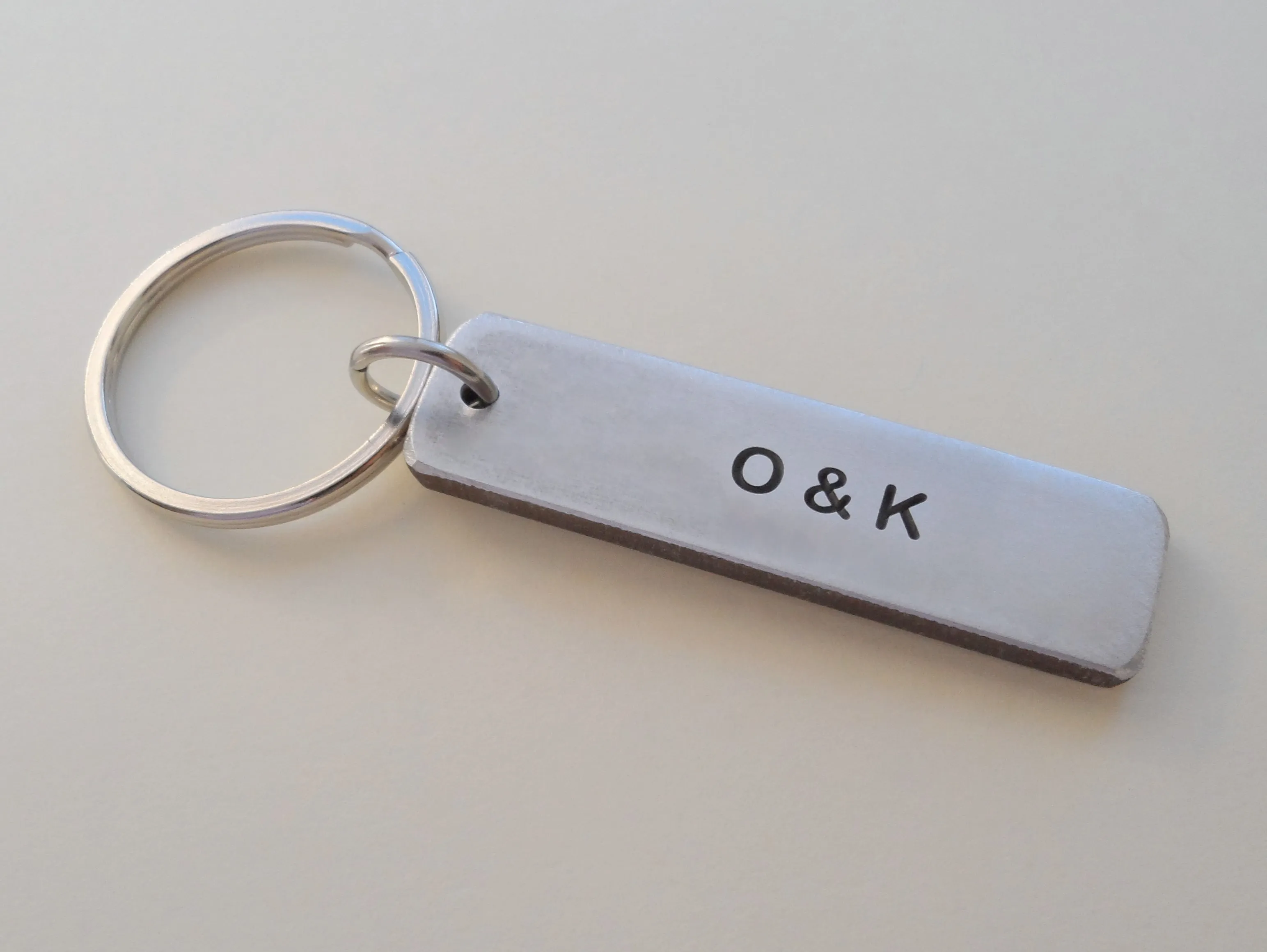 "My Best Catch" Engraved on Aluminum Tag Keychain and Baseball Mitt Charm Keychain; Couples Keychain, Personalized Option
