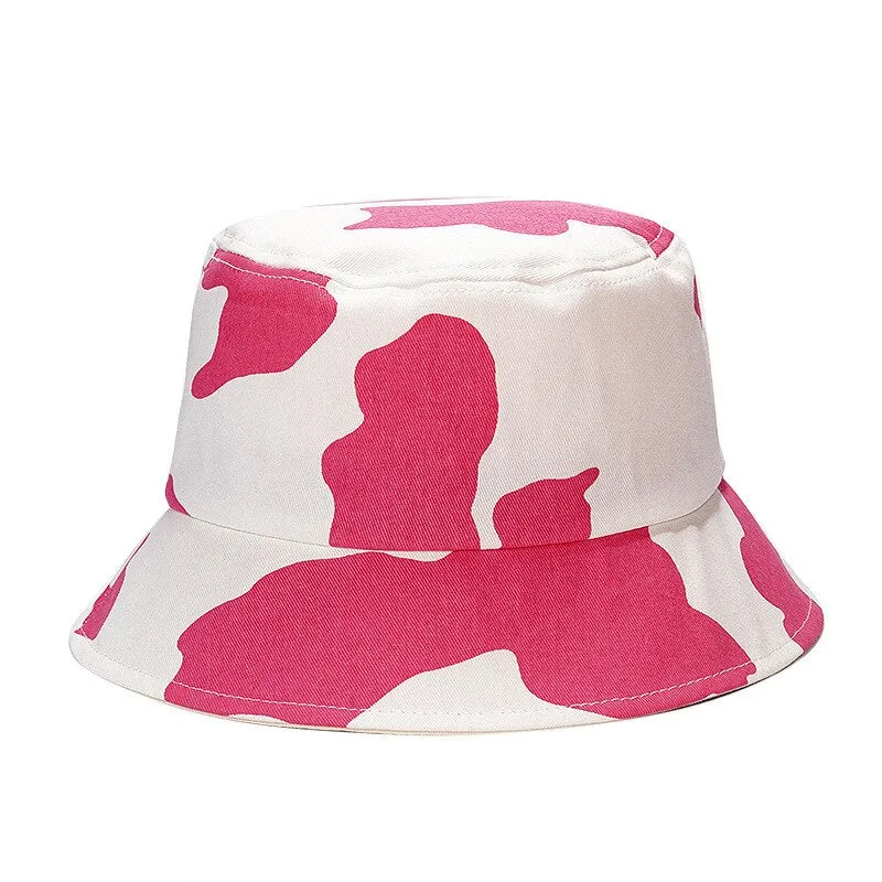 Summer Letter Print Cotton Bucket Hats for Women Men Outdoor Sun Protection Fisherman Cap Hip Hop Lady Fashion Panama Hat