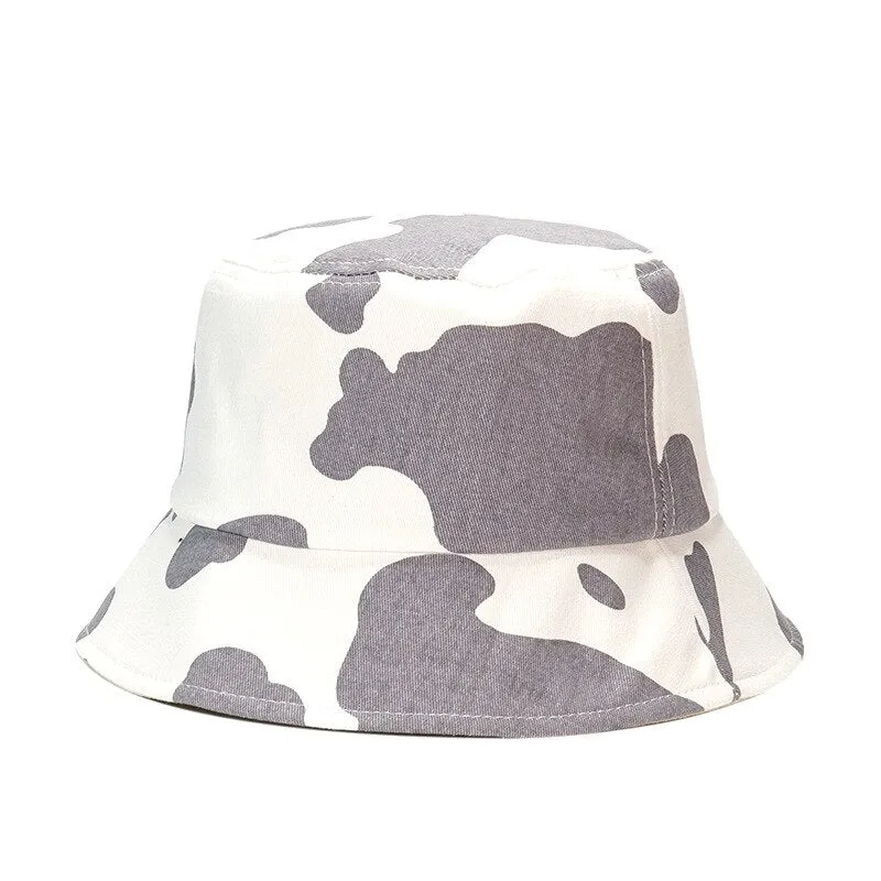 Summer Letter Print Cotton Bucket Hats for Women Men Outdoor Sun Protection Fisherman Cap Hip Hop Lady Fashion Panama Hat