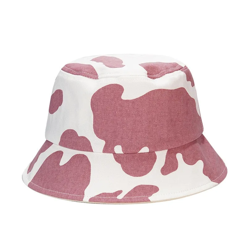 Summer Letter Print Cotton Bucket Hats for Women Men Outdoor Sun Protection Fisherman Cap Hip Hop Lady Fashion Panama Hat