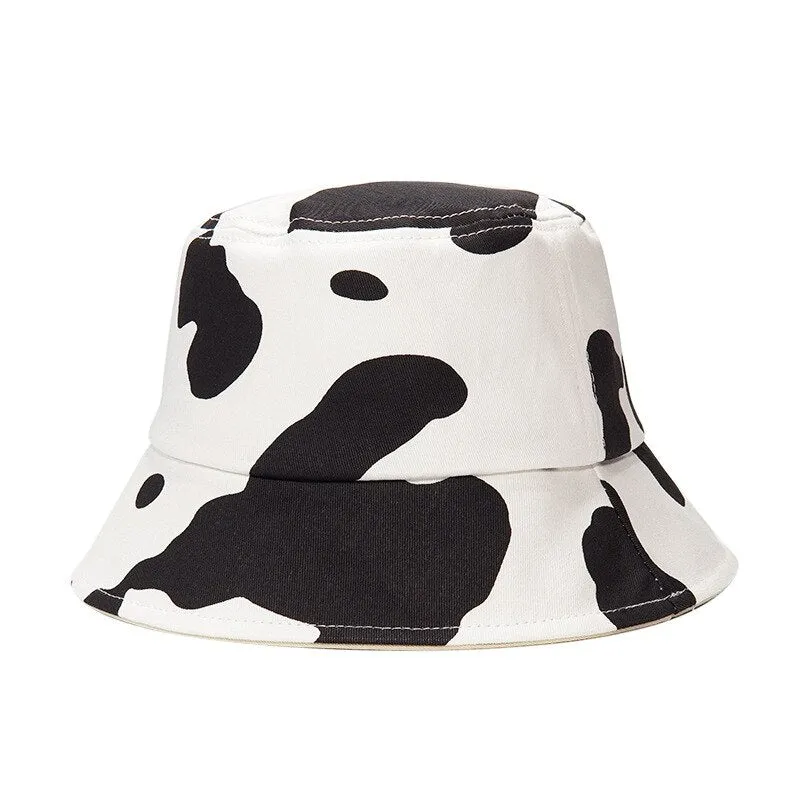 Summer Letter Print Cotton Bucket Hats for Women Men Outdoor Sun Protection Fisherman Cap Hip Hop Lady Fashion Panama Hat