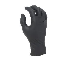 (TSK5002) Task Gloves - Black Nitrile Exam Gloves 5.0 mil Power-Free