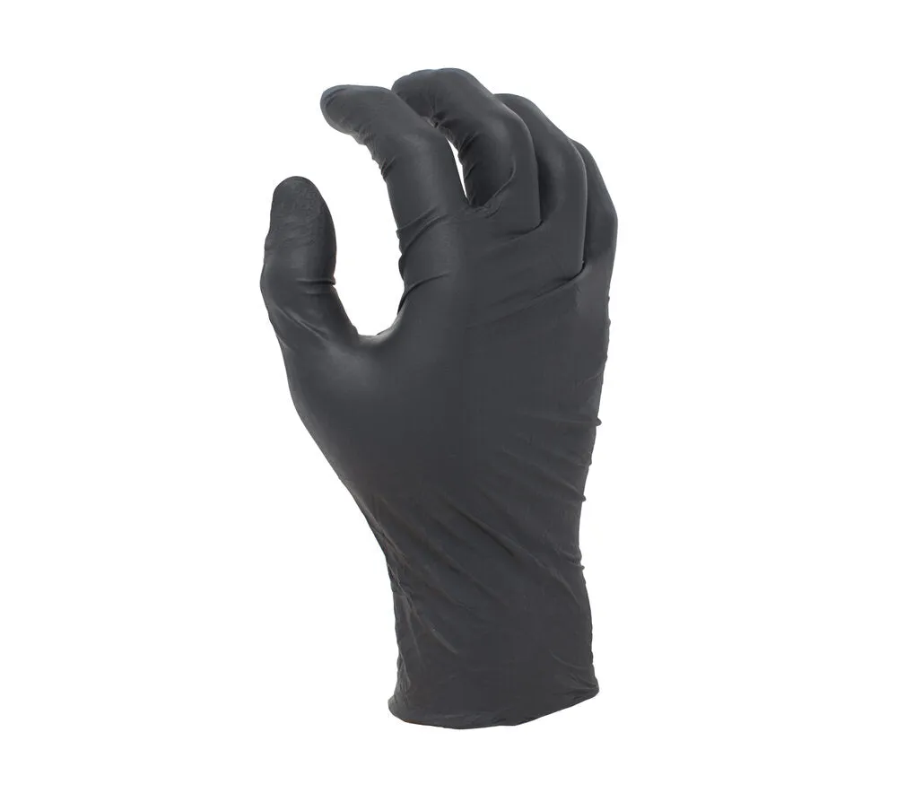 (TSK5002) Task Gloves - Black Nitrile Exam Gloves 5.0 mil Power-Free