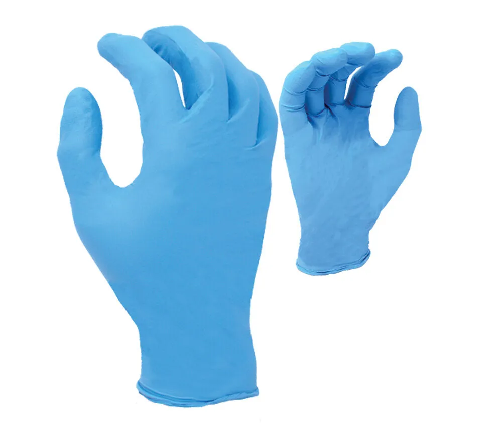(TSK5003) 4 mil Blue Nitrile Disposable, 9 1/2" length, Powder-Free, textured finish, 100 gloves per dispenser