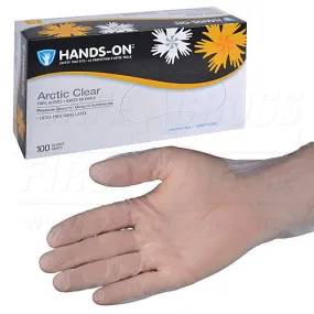VINYL MEDICAL EXAMINATION GLOVES - LARGE 100/BOX