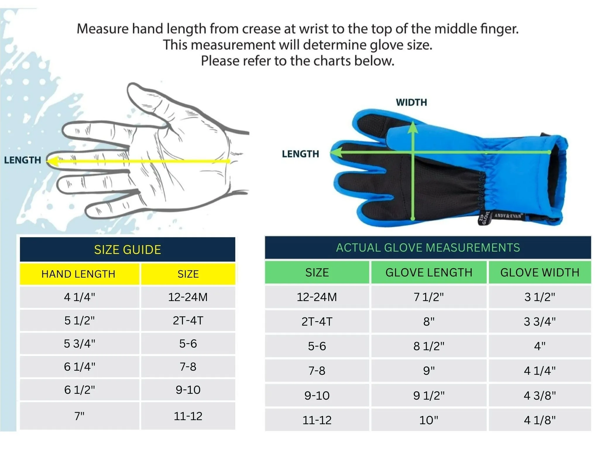 Winter & Ski Glove powered by ZIPGLOVE™ TECHNOLOGY |Black